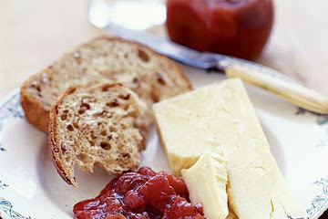Plum & almond chutney