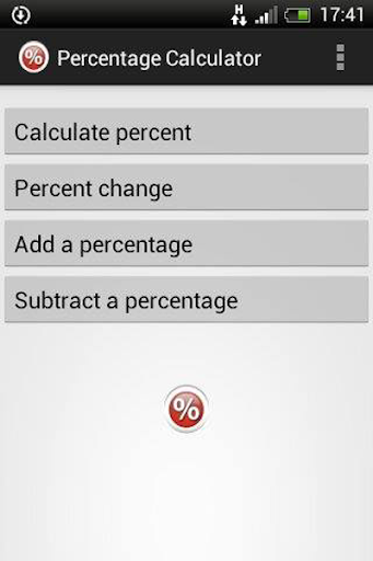 Percentage Calculator app