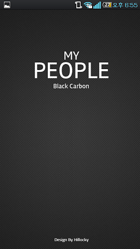 My people theme black carbon