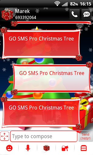 免費下載個人化APP|SMS 프로 크리스마스 트리를 GO app開箱文|APP開箱王