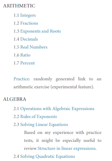 GRE MathPrep from Khan Academy
