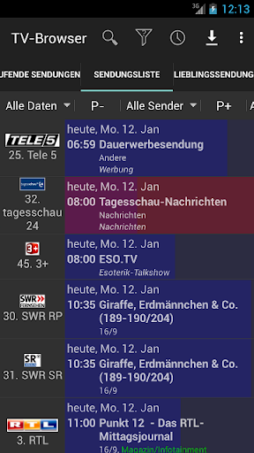 【免費娛樂App】TV-Browser - TV Programm-APP點子