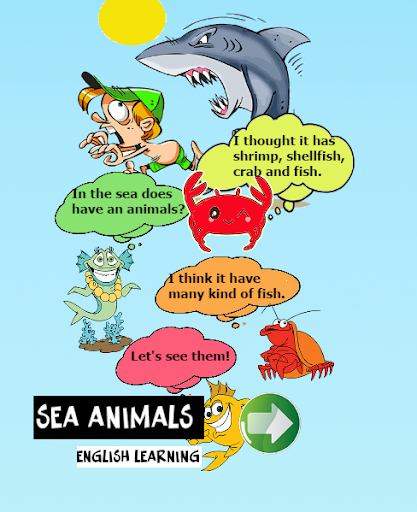 Sea animals english language