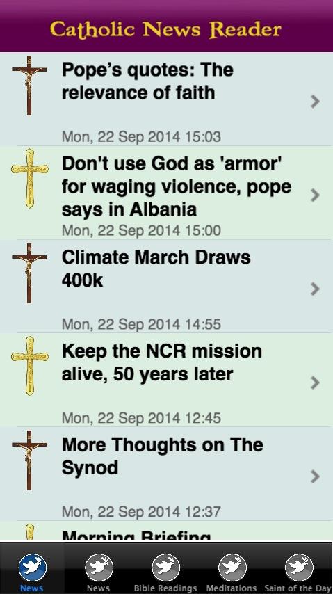 Catholic Reader Screen 1