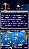 Horoscope of Health and Beauty - Daily and Free APK Screenshot #1