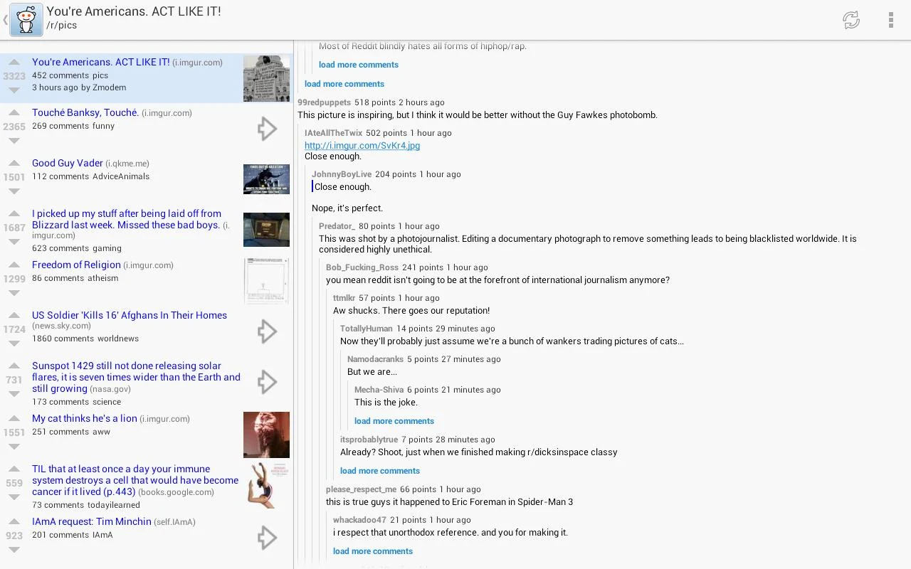 reddit is fun - screenshot