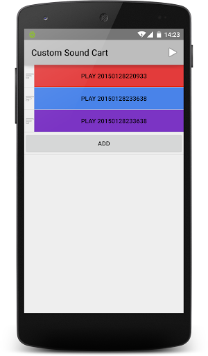 Custom Sound Cart for Android