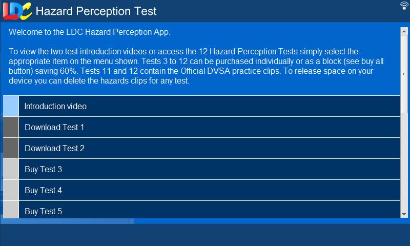 LDC UK Hazard Perception Free Screen 2