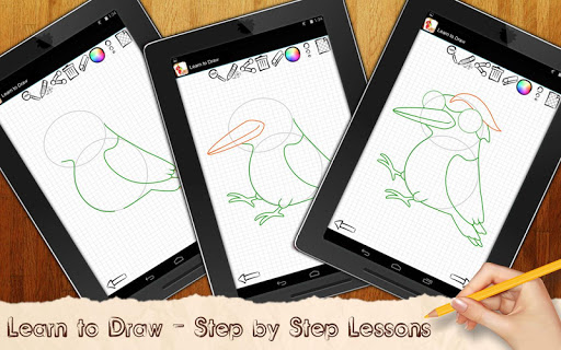 【免費教育App】Learn to Draw Birds and Parrot-APP點子