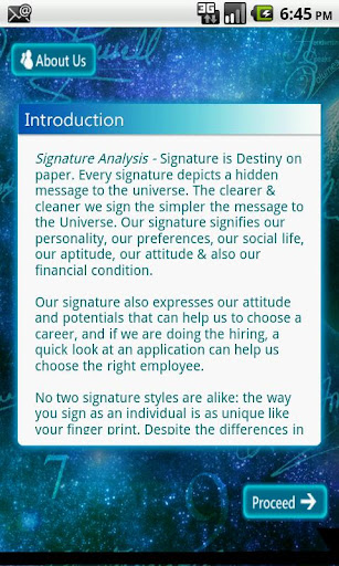 Signatures Analysis