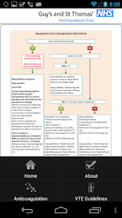   Thrombosis Guidelines- screenshot thumbnail   