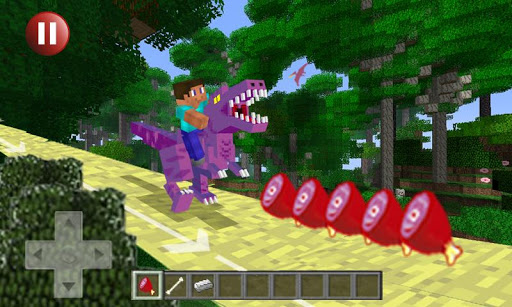 【免費動作App】Dino Rider - Minecraft Style-APP點子