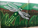 Street Art Dragonfly