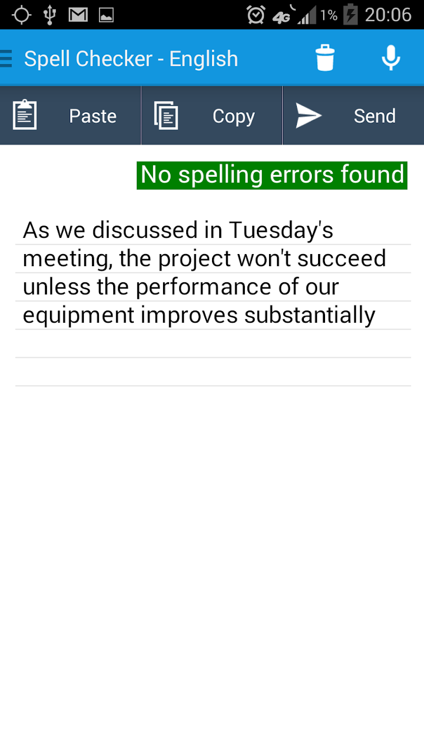 Spell Checker PRO Screen 2
