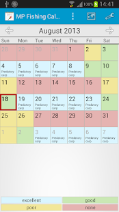 Free MP Fishing Calendar Lite APK for Android