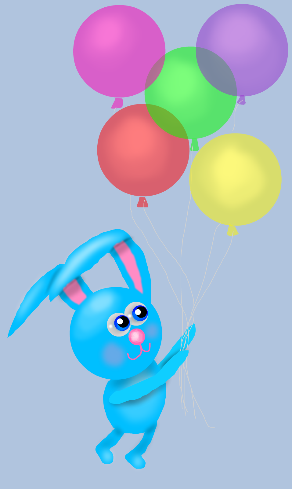 Happy Birthday Blue Bunny