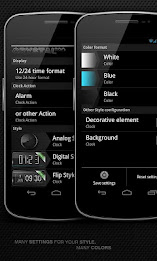 Glass clock. widget. BOX. PRO poster 3