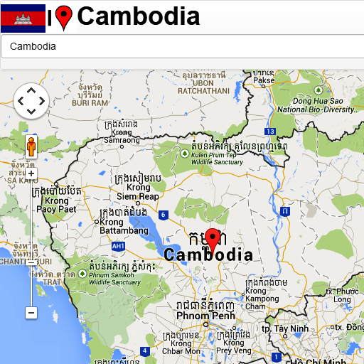 Cambodia Map