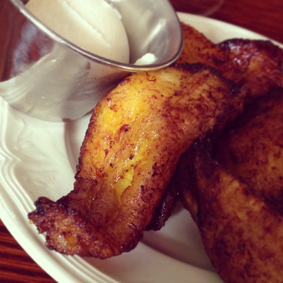 Fried plantains - safe fryer!