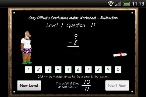 EMW - Subtraction Screen 2