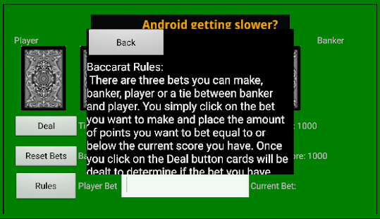 How to get Baccarat 1.3 mod apk for android