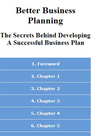 Better Business Planning