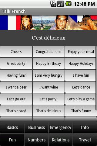 Talk French Screen 2