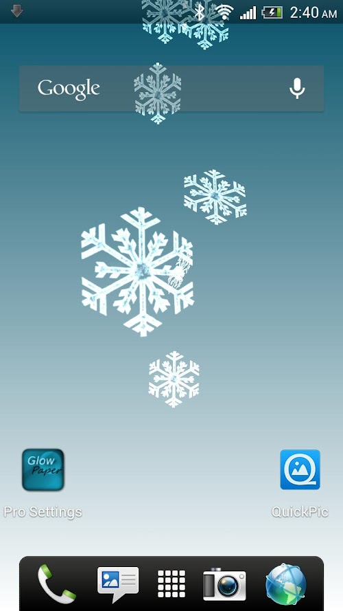 Android application Glow Paper Pro (Beta) screenshort