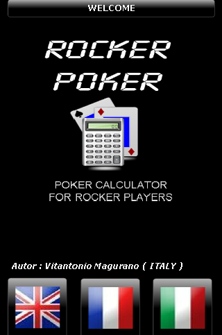 Rocker Poker Calculator Screen 1