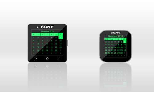 Android application Calendar for SmartWatch screenshort