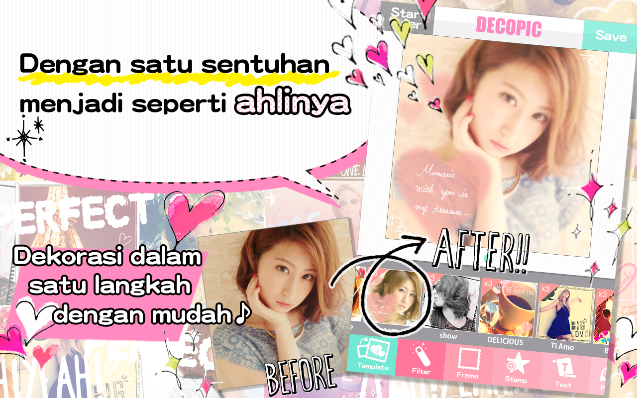 DECOPIC Kawaii Edit Foto Imut Apl Android Di Google Play