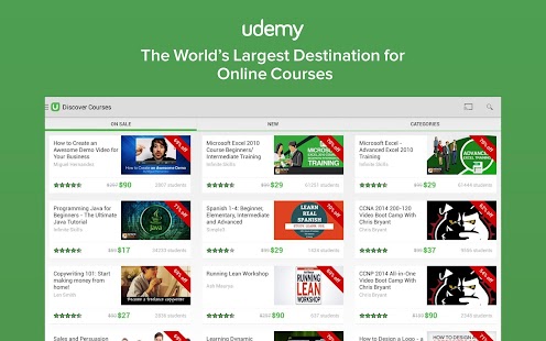 Udemy: Courses and Tutorials