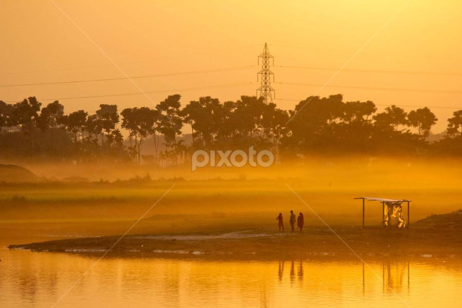 Golden Afternoon by Mridha Saiful - Landscapes Sunsets & Sunrises