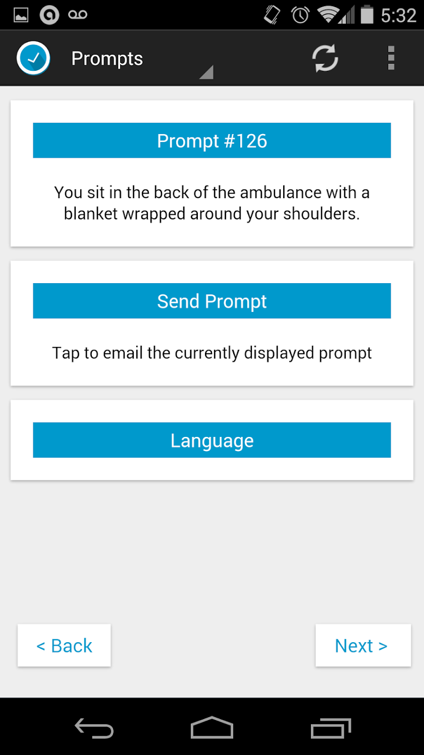 Writing Prompts Pro Screen 3