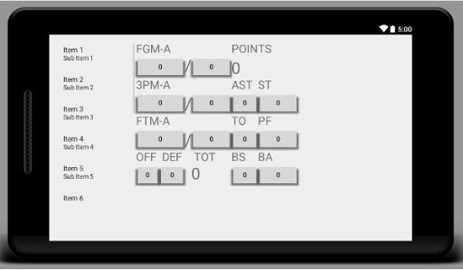 Basket Scoreboard