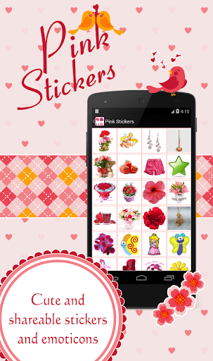 Pink Cute Stickers