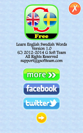 Learn English Swedish Words