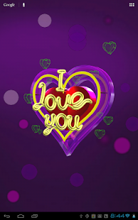 App I Love You 3D Wallpaper APK for Windows Phone Android games and apps