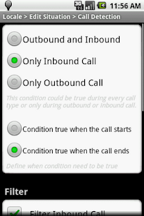 Locale Call Detection Plug-in