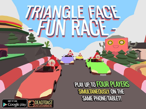 Triangle Face Fun Race