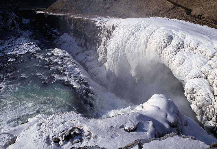 Gullfoss Waterfall in Iceland.