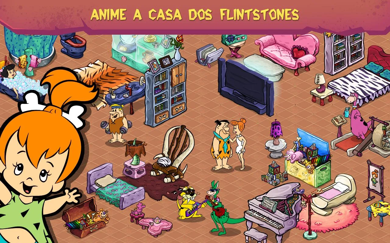 Os Flintstones: Bedrock - screenshot