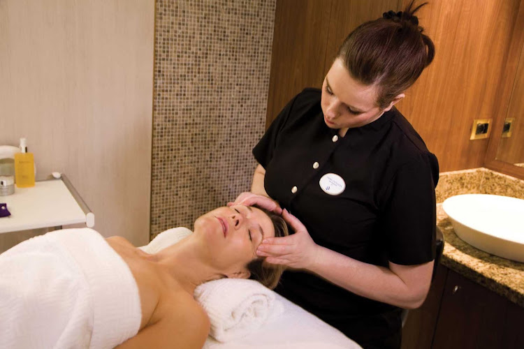 Head to the spa on your Silversea sailing for a stress-relieving massage.