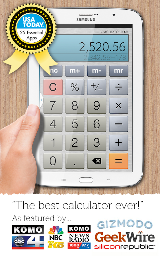 Calculator Plus - screenshot