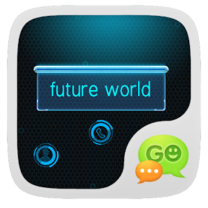 GO SMS PRO FUTUREWORLD THEME for PC and MAC