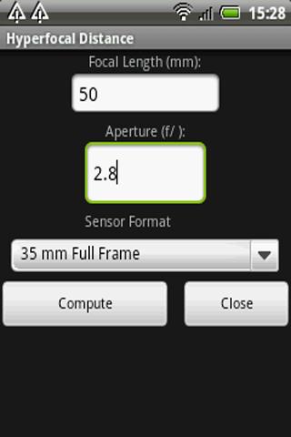 Hyperfocal Distance Plus Screen 2