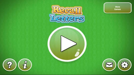 Free Recall Letters APK for PC