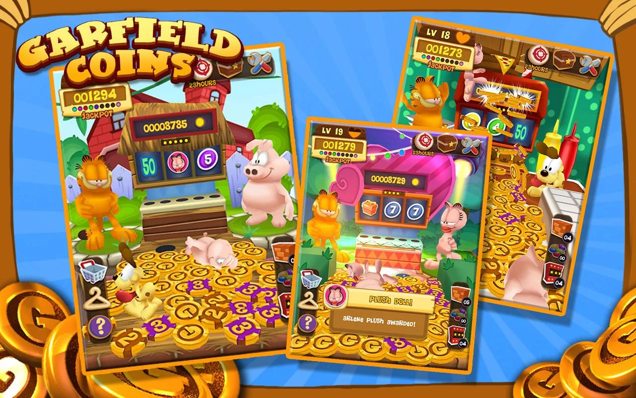 As Moedas do Garfield - screenshot