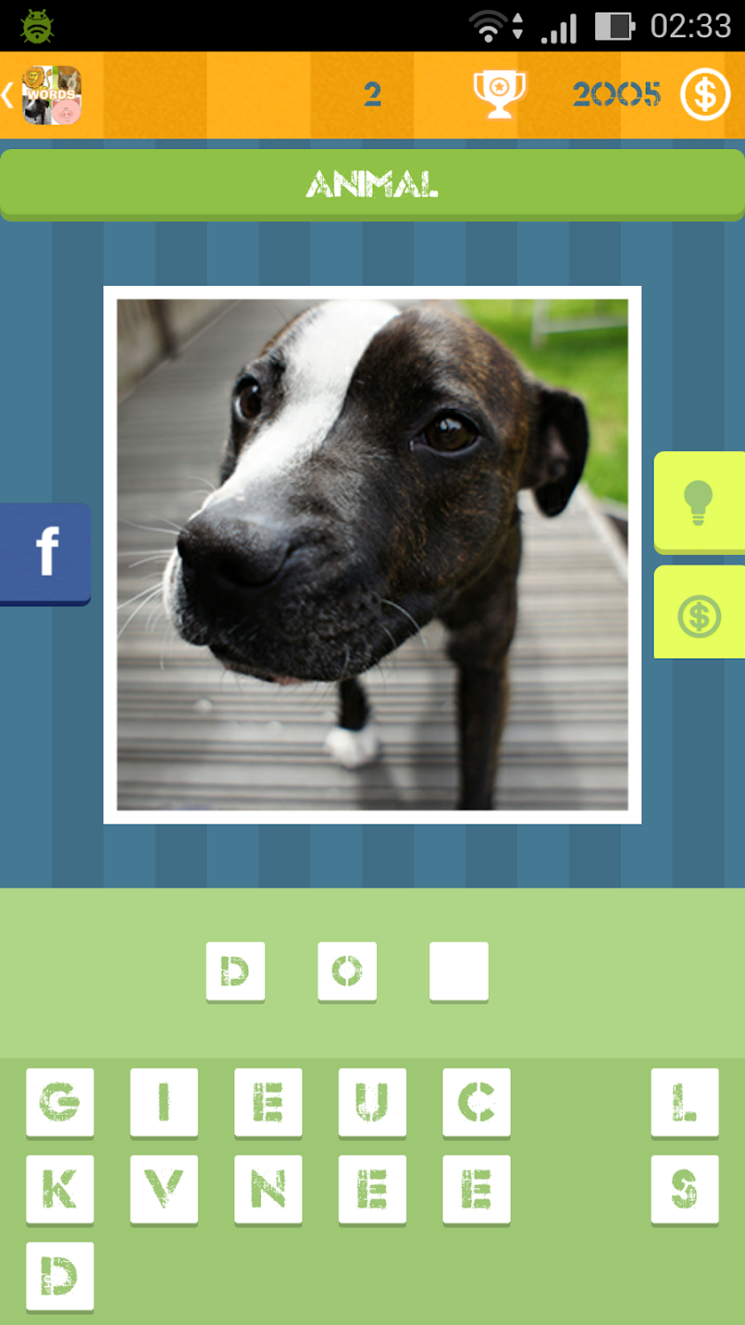 Pics &amp; Words Screen 2