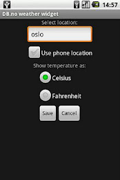 DB.no weather widget poster 2